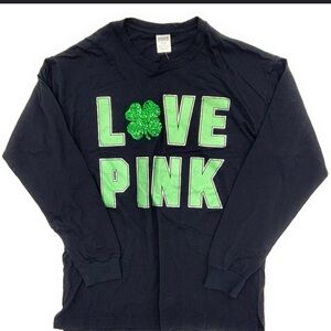 Black Love Pink Kids Shirt by Victoria's Secret